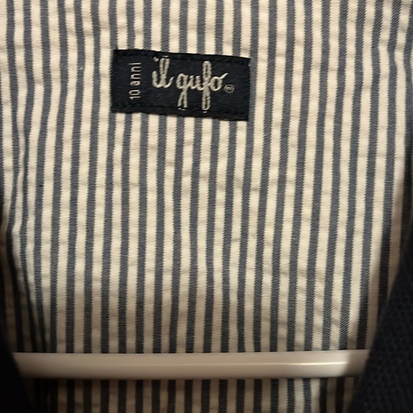 Navy Blue Blazer with Button Closure - Picture 4 of 10